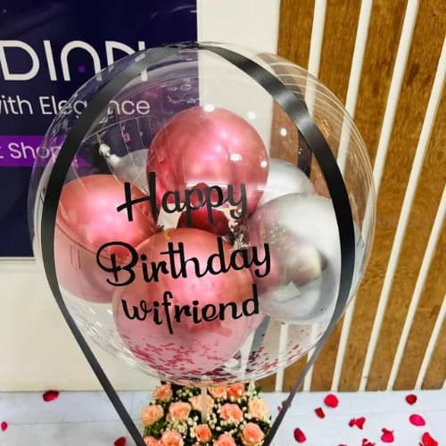 The Ultimate Celebration Birthday Flowers & Balloon Combo