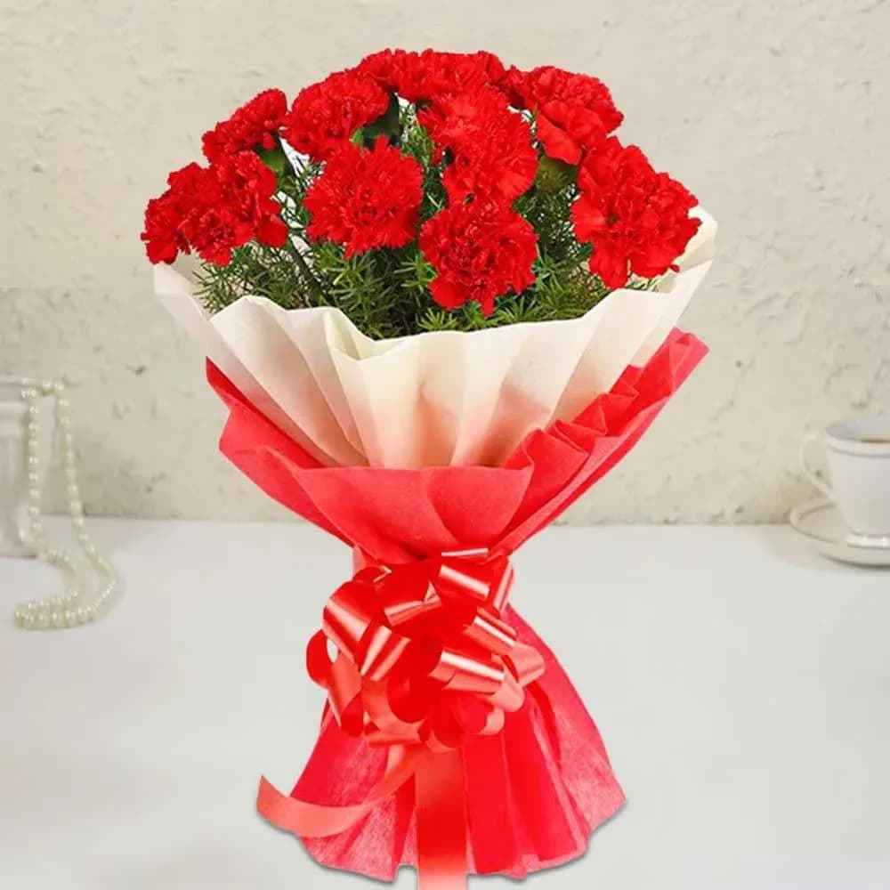 Red Carnation Bouquet