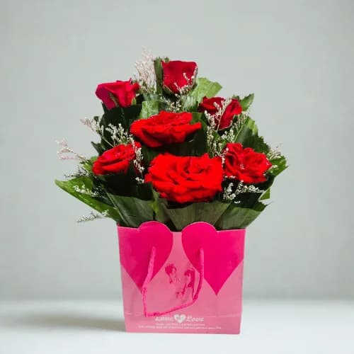 Classic Red Rose Bag of Love