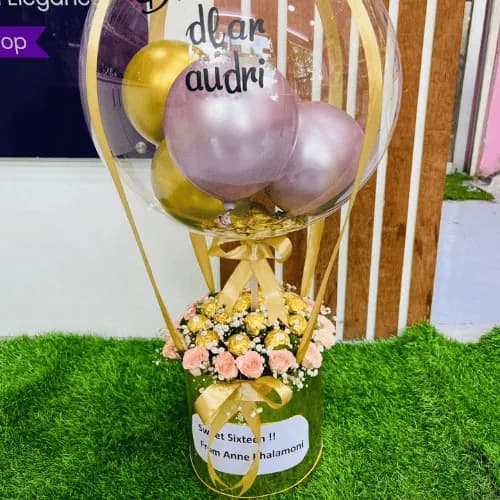 Personalized Bubble Air Balloon Gift