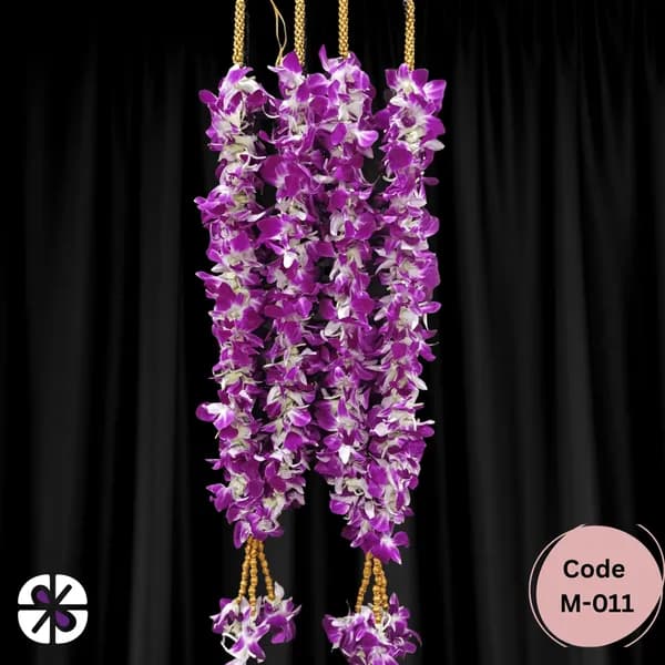 Exotic Purple Orchid Jaimala Garland