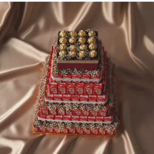 The Grand KitKat Tower & Ferrero Rocher Chocolate