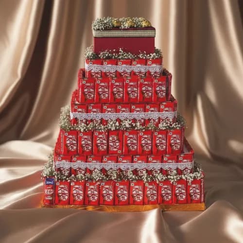 The Grand KitKat Tower & Ferrero Rocher Chocolate