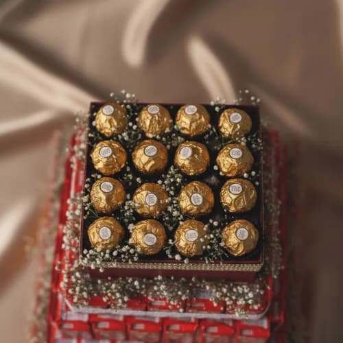 The Grand KitKat Tower & Ferrero Rocher Chocolate