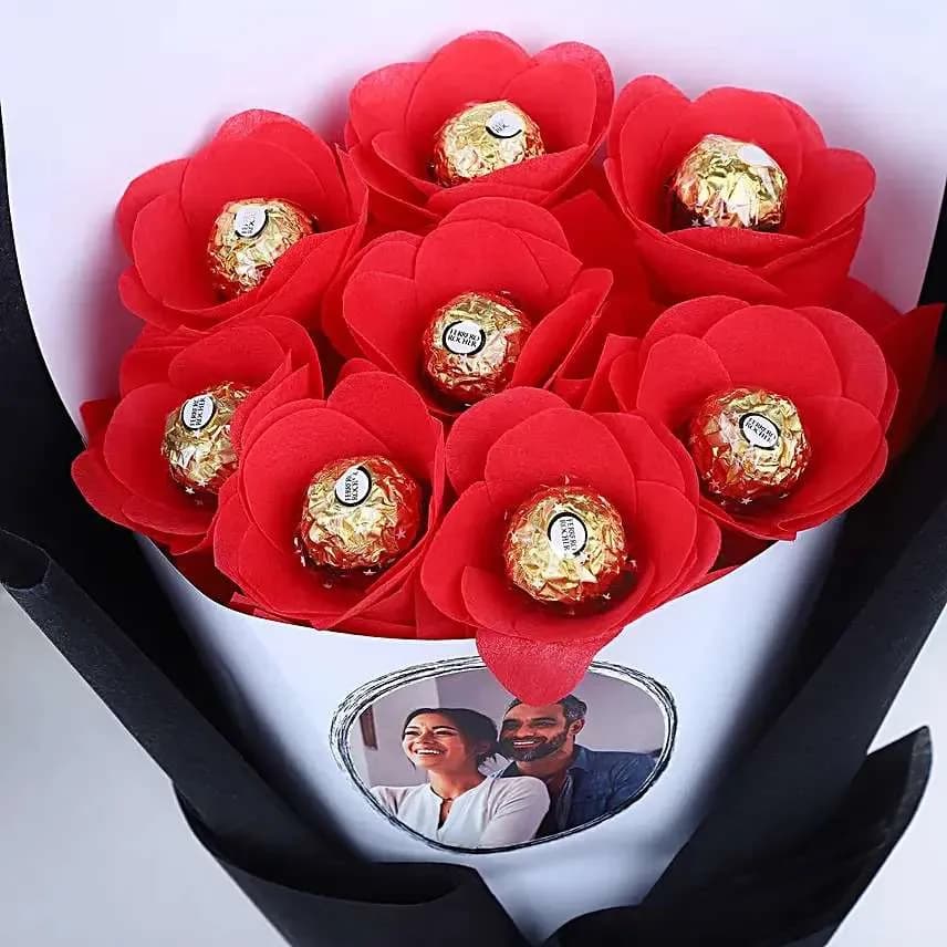 Personalized Anniversary Chocolate Bouquet