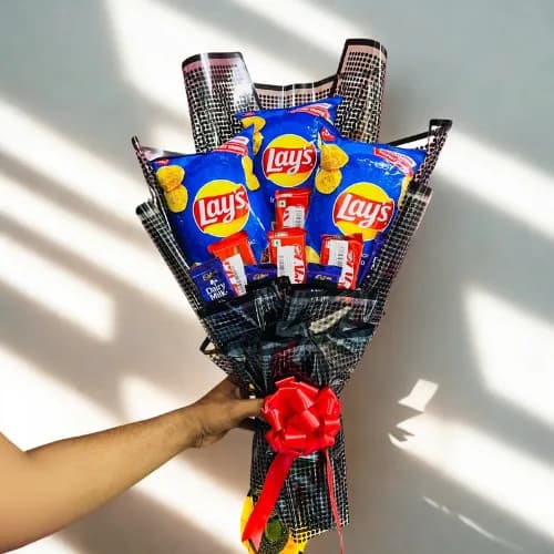 Crispy Snack Surprise Bouquet